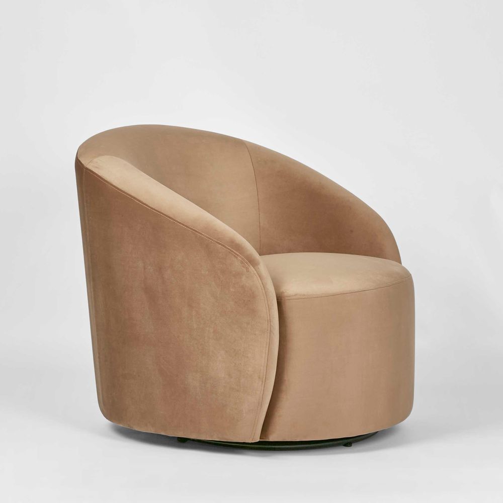 Sara Swivel Chair Toffee