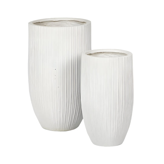 ALI PLANTER SET OF 2 WHITE