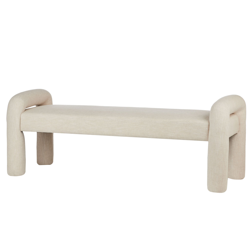 Mina Bench Seat Beige