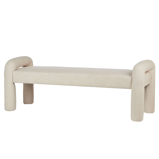 Mina Bench Seat Beige