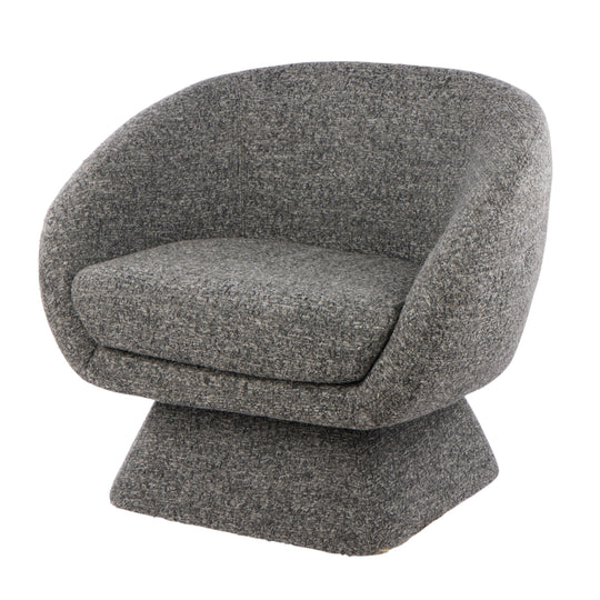 GUCCA SWIVEL CHAIR GREY