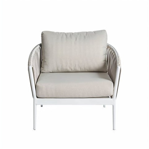 Giovara Outdoor Lounge Chair White