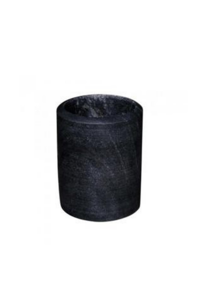 Jade Marble Vase - Black