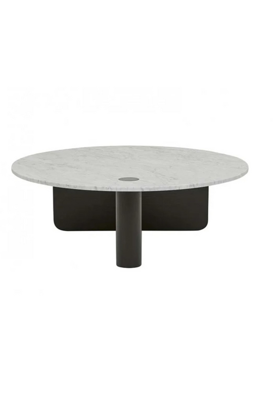 Natthan Marble Coffee Table - Black