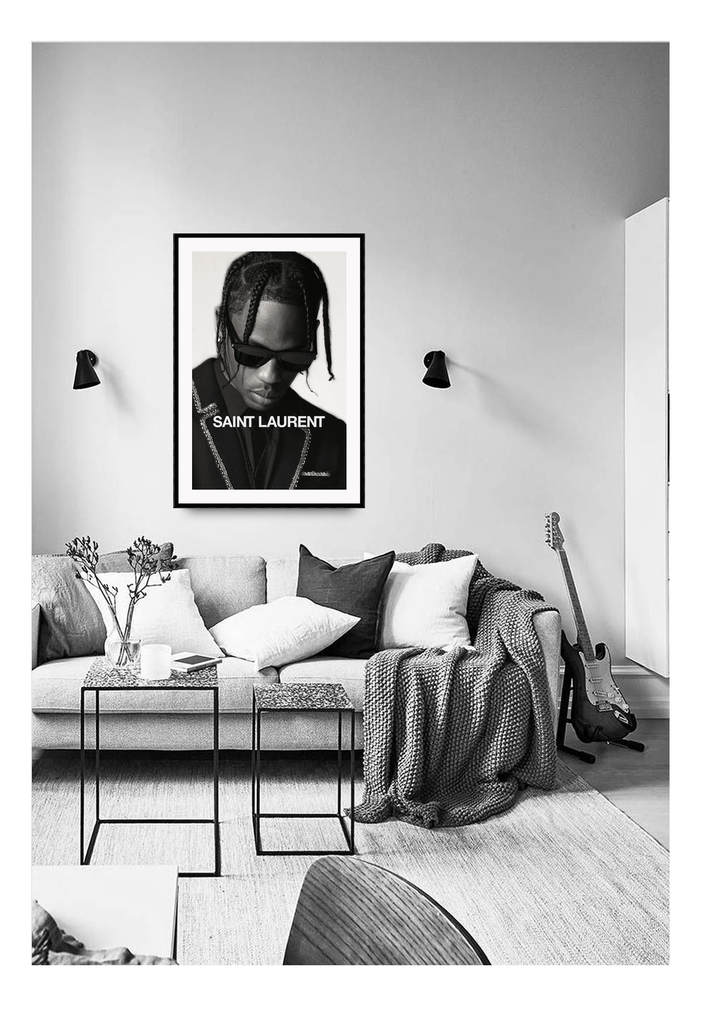 Black and white fashion portrait rapper celebrity shoot iconic 