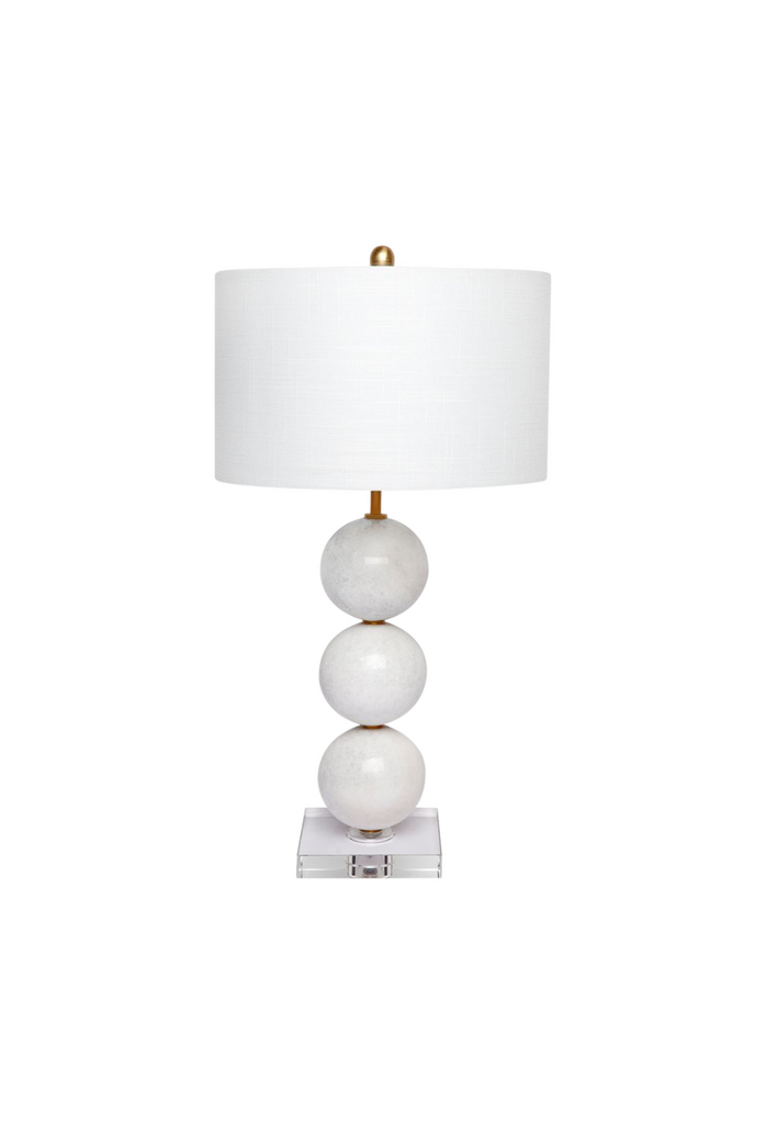 Marela Marble Table Lamp - White