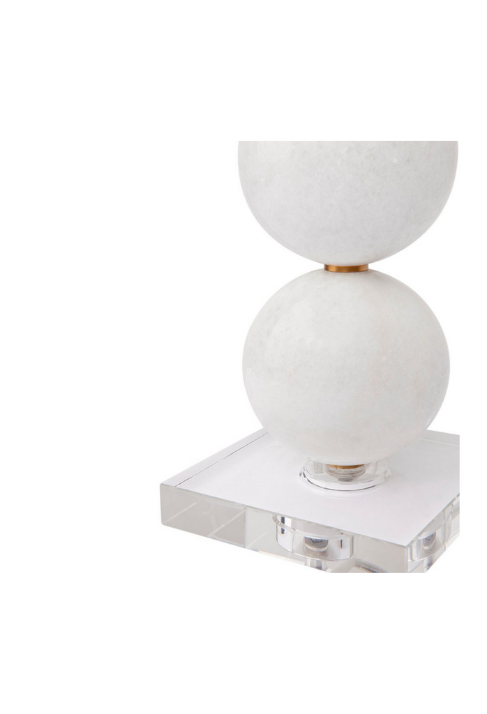 Marela Marble Table Lamp - White