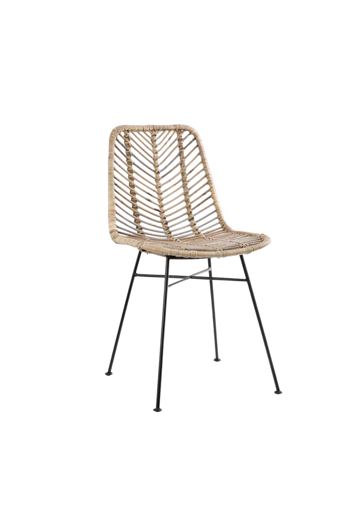 Rattan outdoor and indoor dining chair