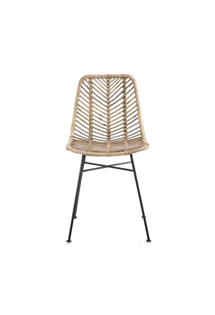 Rattan outdoor and indoor dining chair