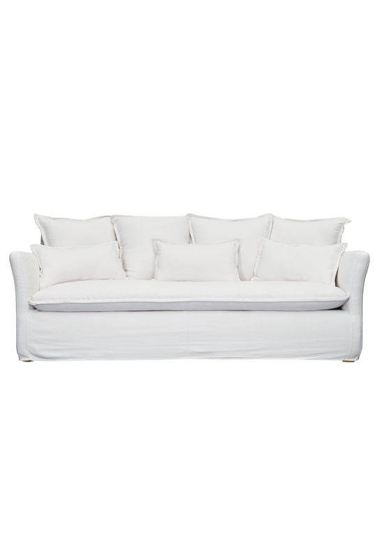 Boston Sofa - White Cotton