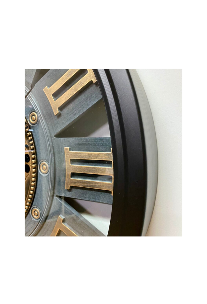 Theo Luxurious Rotary Gears Wall Clock