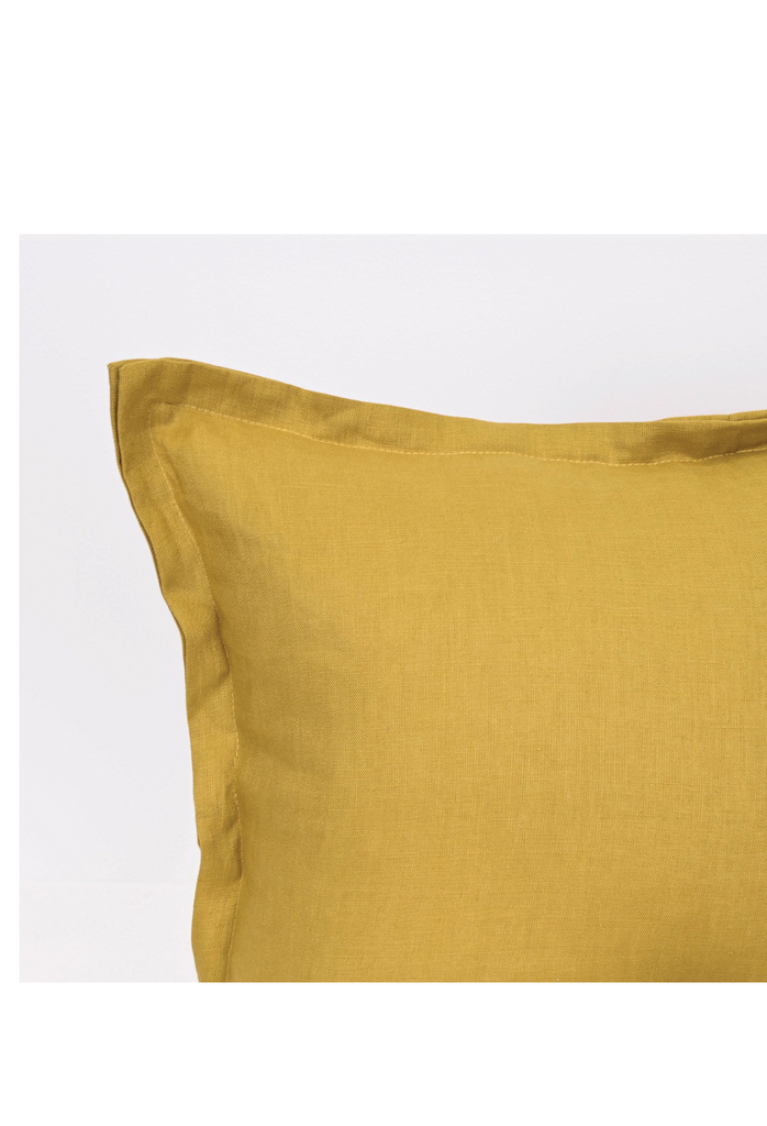 Estelle Linen Cushion - Chartreuse