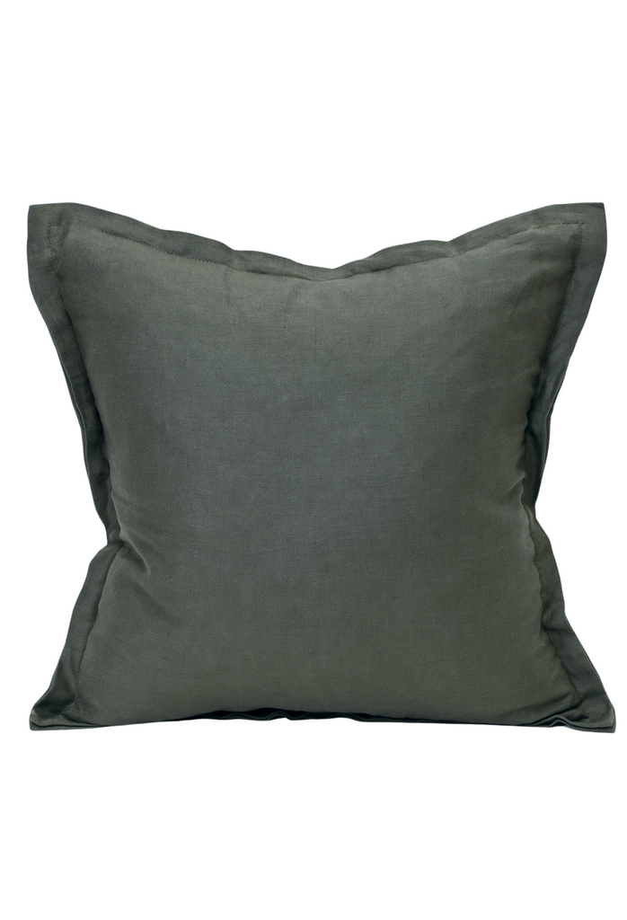 Estelle Linen Cushion - Slate