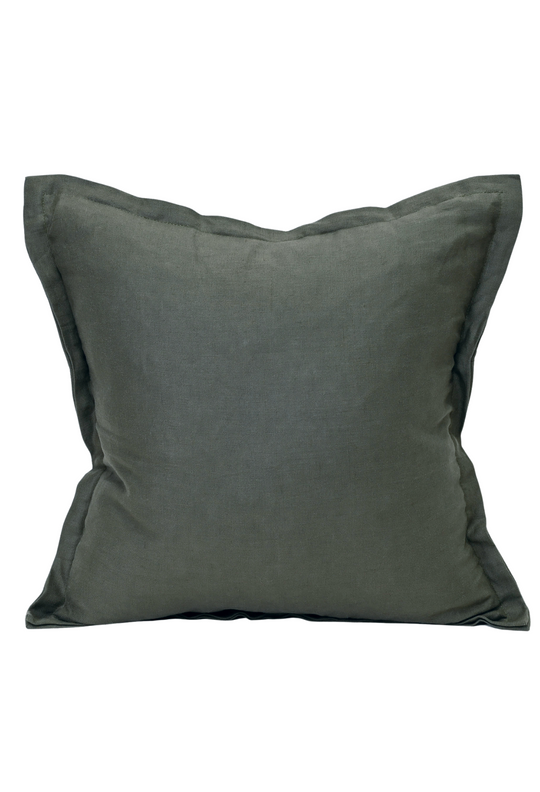 Estelle Linen Cushion - Slate