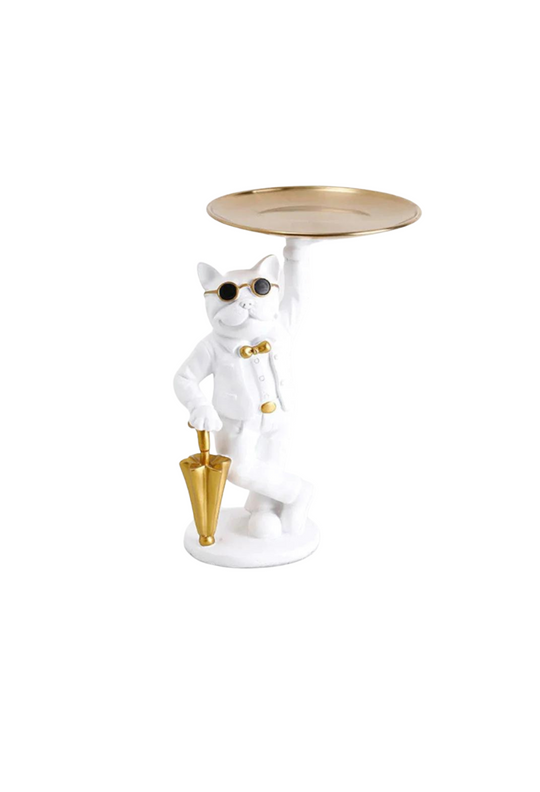 Bulldog Brolly Tray - White (Sale)