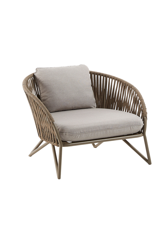 Brania Outdoor Armchair - Brown