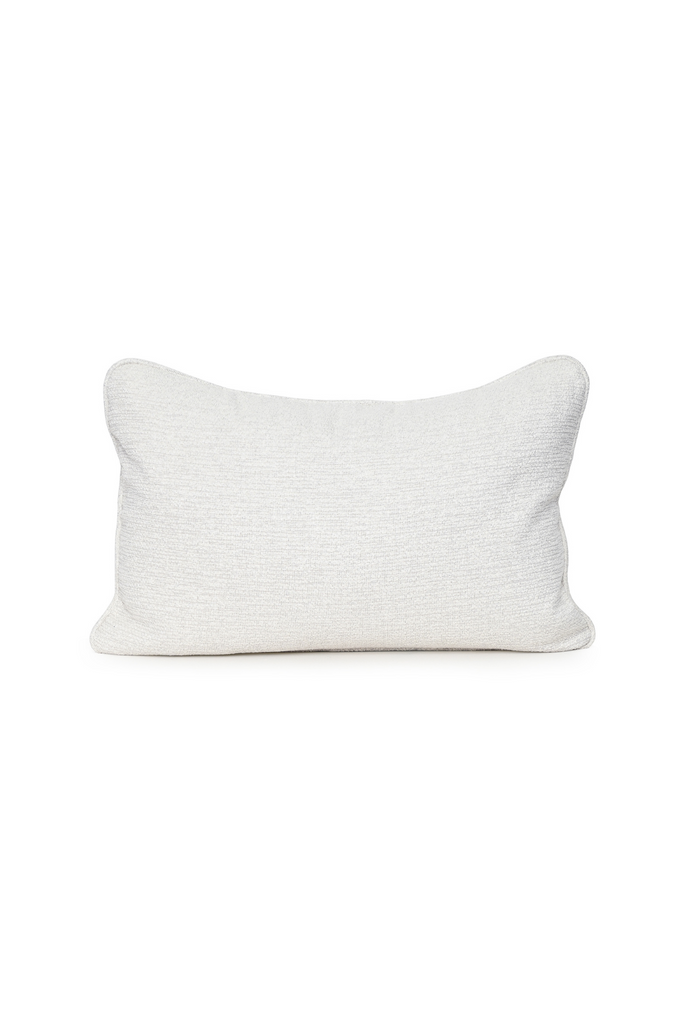 Coco Piped Cushion –  Textured Pearl