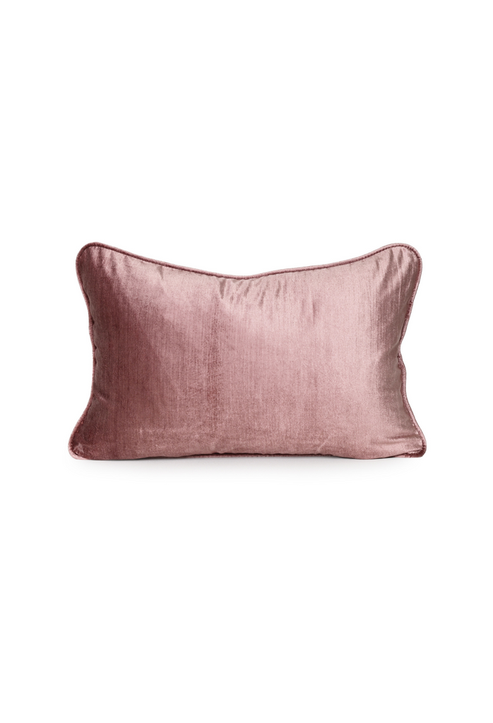Coco Piped Cushion - Vintage Rose