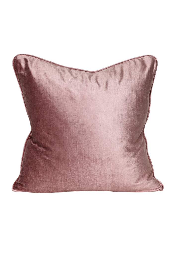 Coco Piped Cushion - Vintage Rose