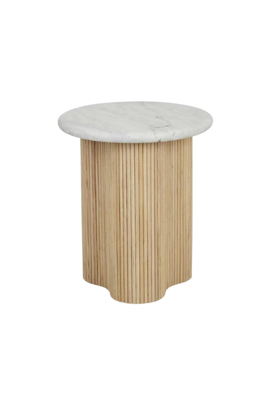 Artire Ripple Side Table - Natural