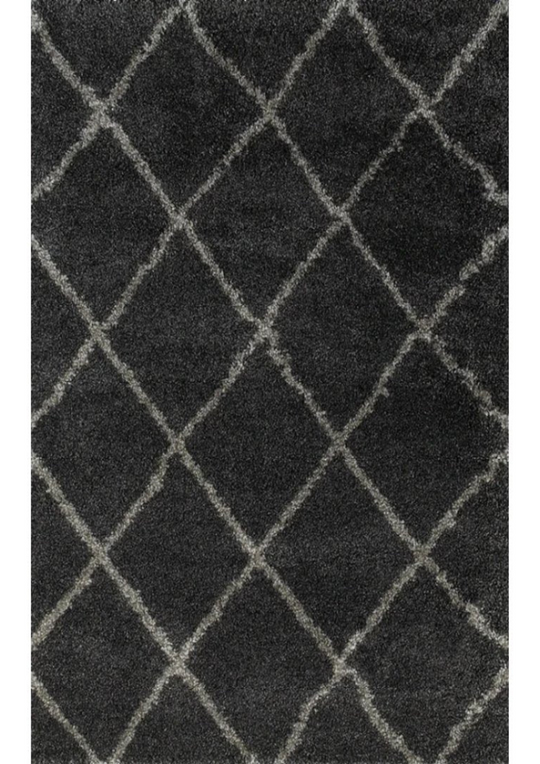 Coco Diamond Pattern Shaggy Rug