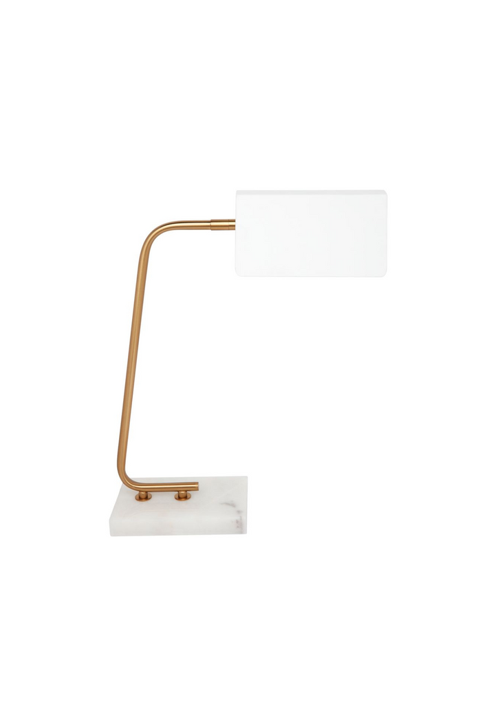 Bell Marble Desk Lamp - White