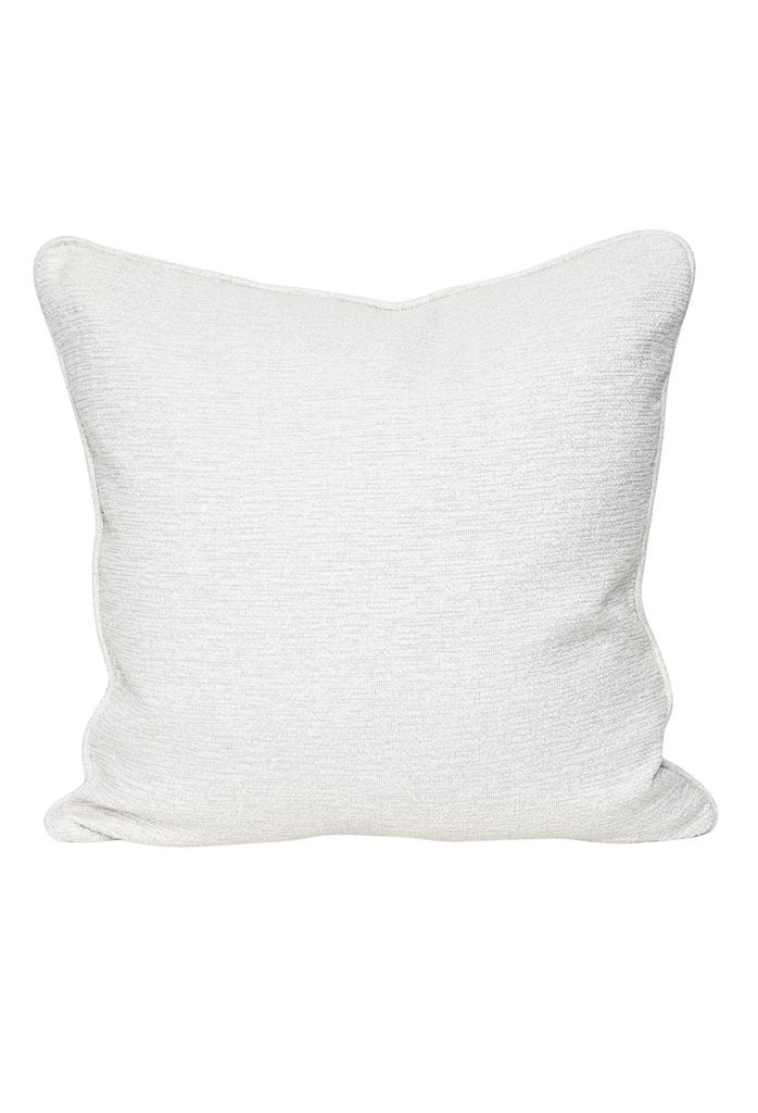 Coco Piped Cushion –  Textured Pearl