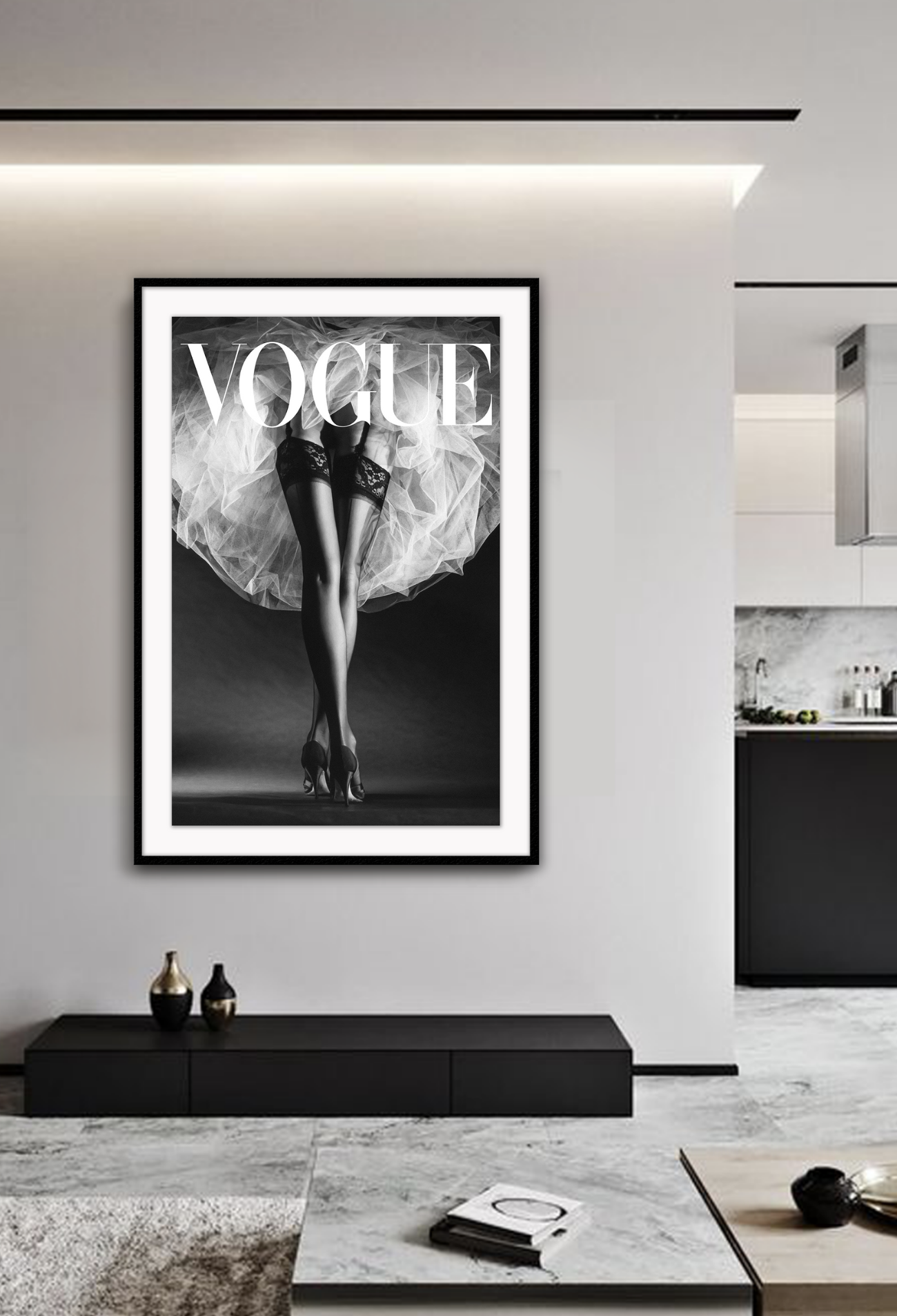 Vogue Tulle | Wall Hanging Art – Canvas Home Interiors Vogue Tulle | Wall Hanging Art – Canvas Home Interiors
