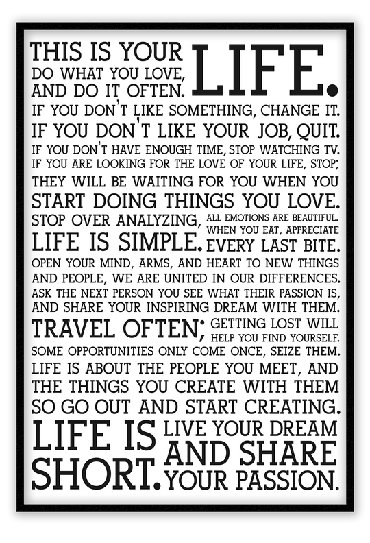 Holstee Manifesto