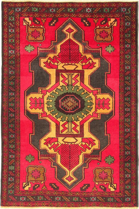 Baluch Hand Knotted  Wool Rug - 140x85 cm