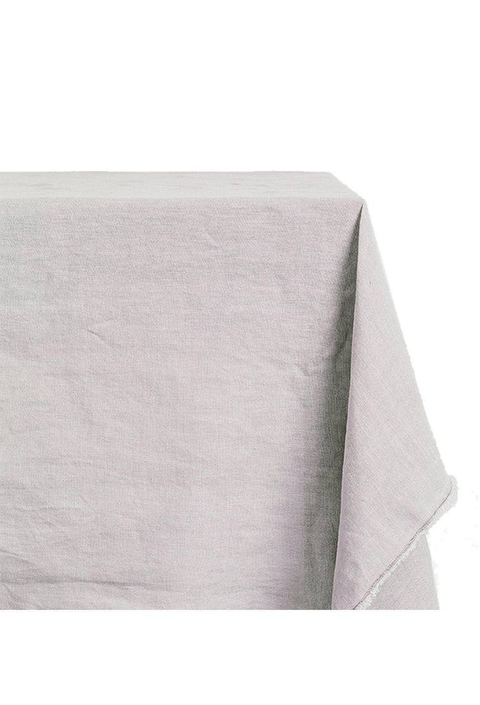 Bays Linen Tablecloth Rectangle - Pebble Grey