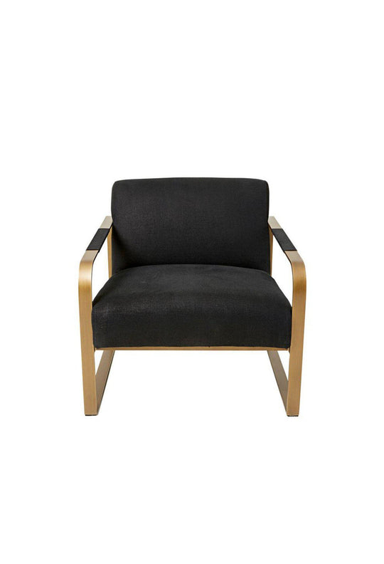 Bond Chair - Black Linen