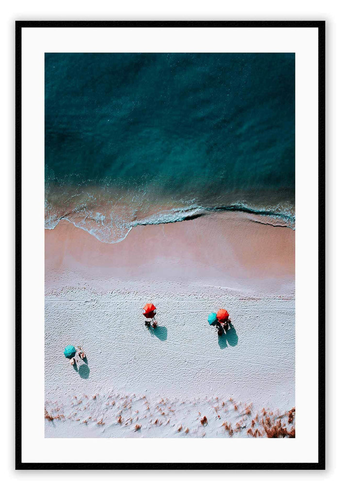 beach framed art print sand ocean photography 