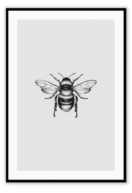 Bee Monochrome