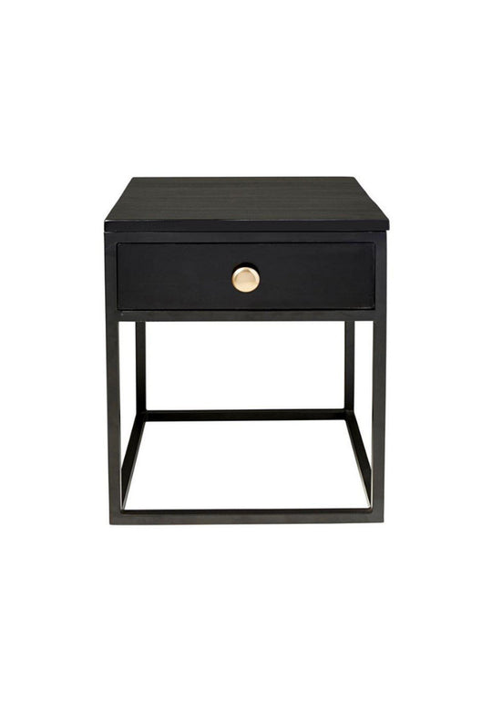 Edsa Bedside Table Black