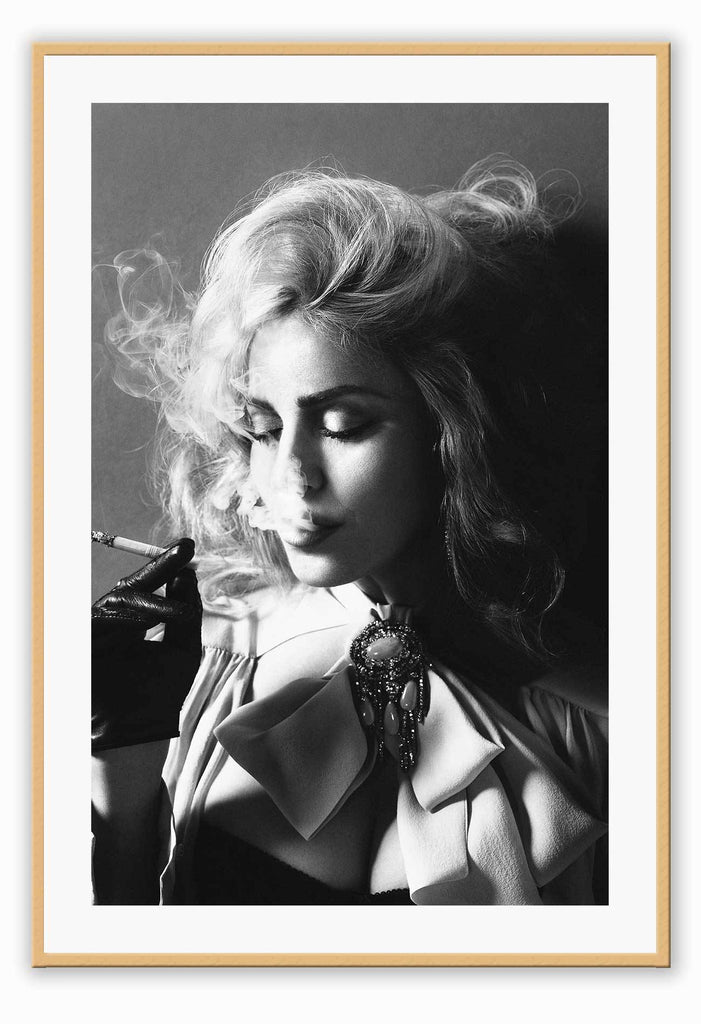 Madonna smoking The immaculate collection black and white fashion photography