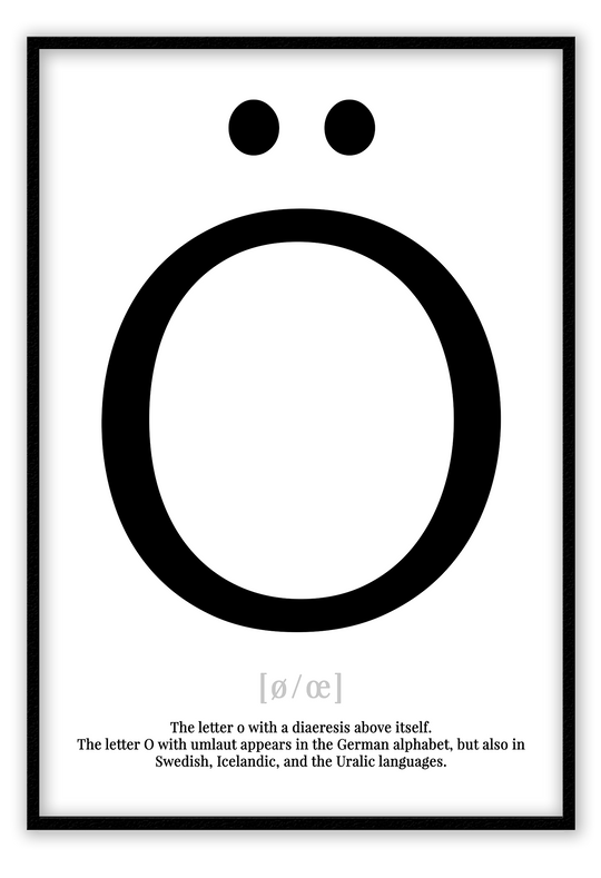 Letter O