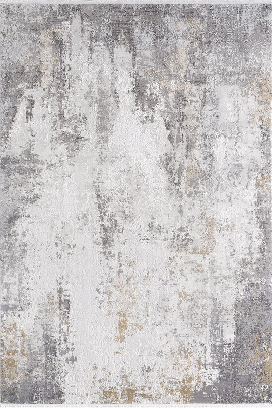 Fusion Embossed Rugs  Y269D-Cream-Grey
