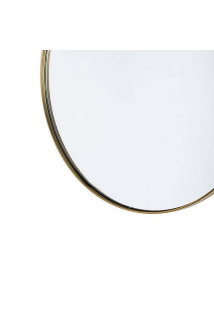 Gabriel Round Mirror - Gold