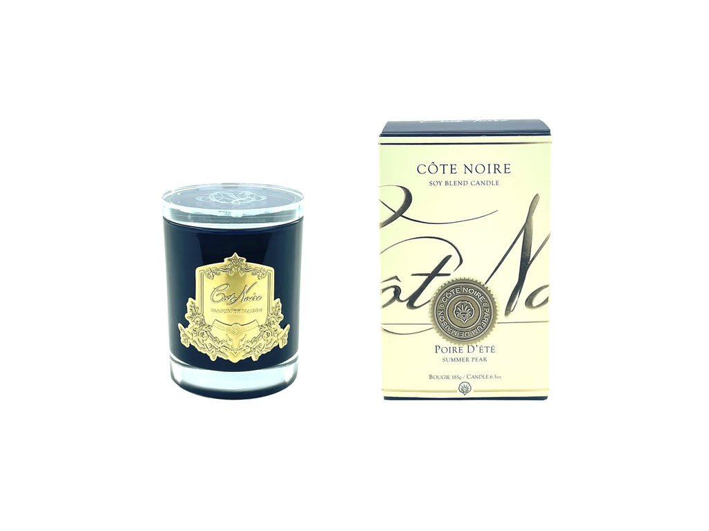 Summer Pear - Cote Noire Gold Badge Candle - 75g