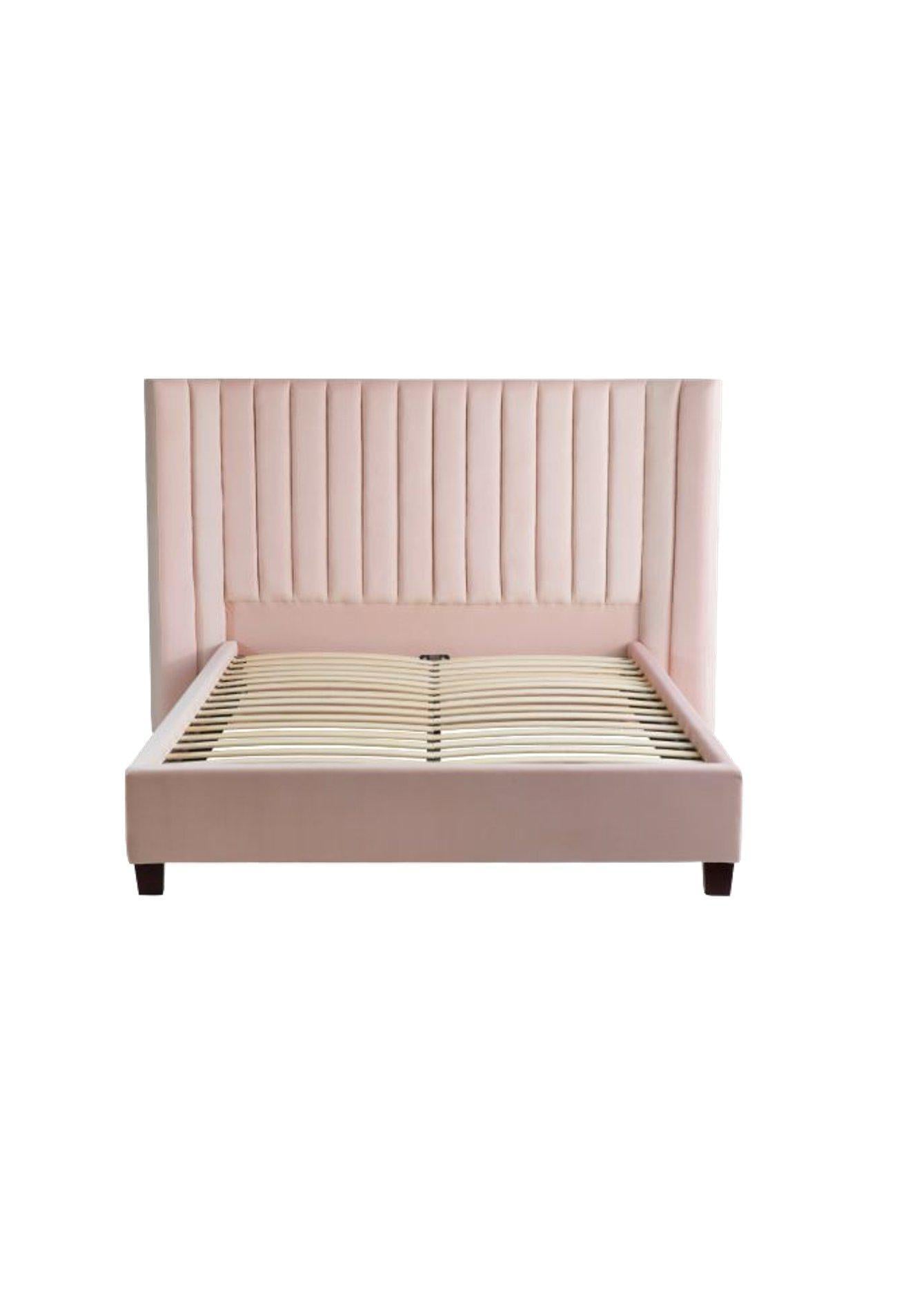 Lumu Bed - Blush – Canvas Home Interiors