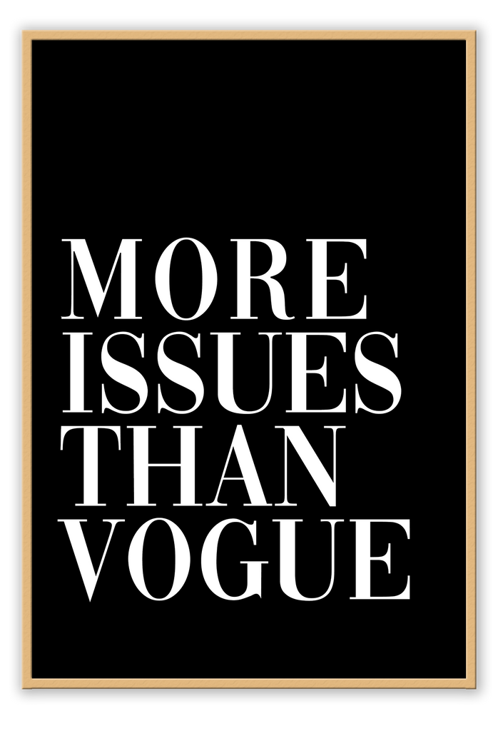 More Issues than Vogue Black