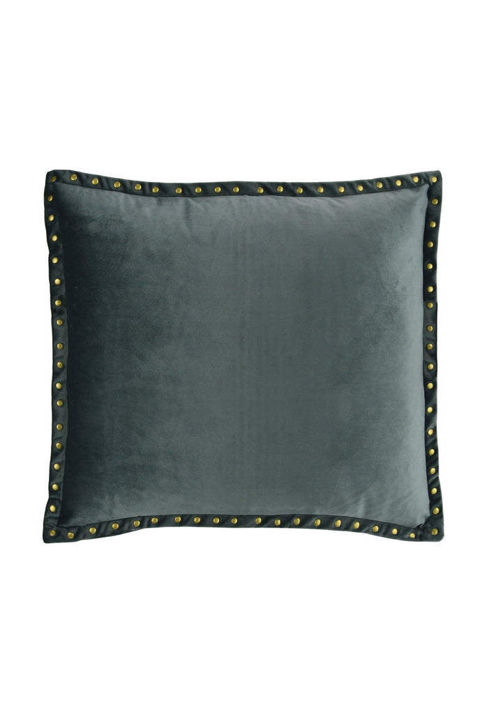 Semplice studded Cushion - Steel Blue