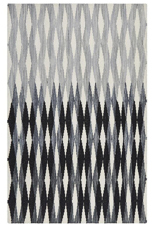 Sudi Frida Uber Gradient Rug Black Grey White