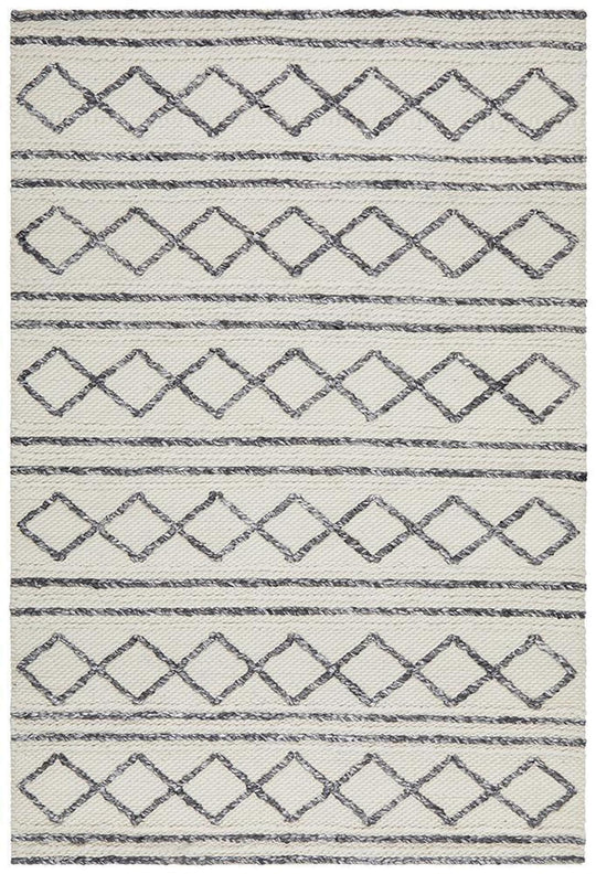 Skyler Rug White Grey