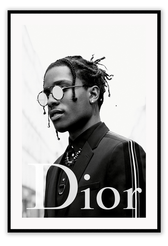 ASAP ROCKY - The face of Christian Dior's Fashion week 2016 campaign.