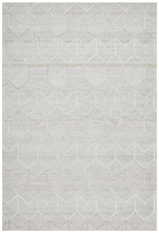Vicenza Winter Grey Brush Modern Rug