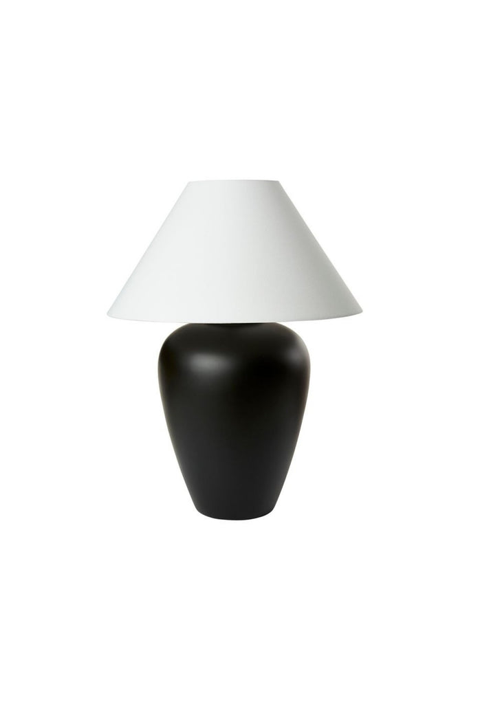 Yuza Lamp - Black Ceramic